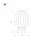 Светильник LGD-PEARL-BOLL-H574-12W Warm3000 (GR, 164 deg, 230V) (ARL, IP65 Металл, 3 года)