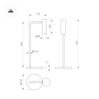 Светильник SP-VERDI-TAB-3W Warm3000 (BK, 20 deg, 230V) (Arlight, IP20 Металл, 3 года)