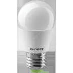 Лампа светодиодная LED 8вт E27 теплый матовый шар