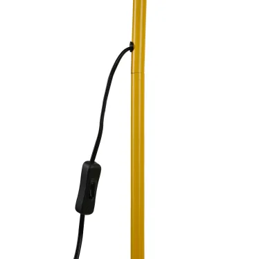 Торшер UML-T701 E27 YELLOW напольный под лампу Е27 60W с регулировкой наклона Механический выключатель Желтый