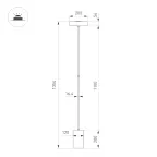 Светильник светодиодный SP-SAMSARA-FLOOR-16W Warm3000 (WH, 110 deg, 230V) (ARL, IP20 металл, 3 года)