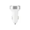 Автозарядка в прикуриватель АЗУ USB-A+USB-C, 3.1 A белая, REXANT