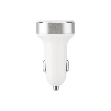 Автозарядка в прикуриватель АЗУ USB-A+USB-C, 3.1 A белая, REXANT