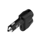 Автозарядка в прикуриватель АЗУ 2хUSB+гнездо, 12-24V, 5V,1 000mA, REXANT