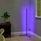 Торшер нUЛм-T630 10W/RGB/DIM/RC BLACK напольный светодиодный 10W RGB свет Диммер Пульт ДУ (в/к) черный