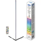 Торшер нUЛм-T630 10W/RGB/DIM/RC BLACK напольный светодиодный 10W RGB свет Диммер Пульт ДУ (в/к) черный