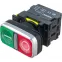 кнопка двойная LA115-A5-11RD1 1NO 1NC 220В IP65