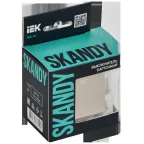 SKANDY Выключатель карточный 30А SK-V15Sh шампань IEK