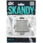 SKANDY Выключатель 2-клавишный проходной с индикацией 10А SK-V10N никель IEK