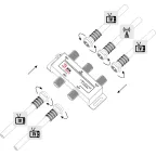 Делитель ТВ Simple DS-F-03 4 ответвления под F разъём 5-1000 МГц