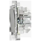 SKANDY Выключатель жалюзи 10А SK-V12N никель IEK