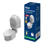 Датчик движения ИК 12м 10сек - 7мин IP44 Белый USN-R21 1200W/180R WHITE