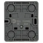 Розетка Эксперт 11-2203-03 2P+E Schuko IP20 16A-250В ОУ алюминий