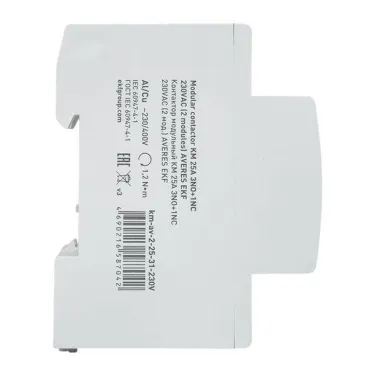 Контактор модульный КМ 25А 3NO+1NC 230VAC (2 мод.) AVERES EKF