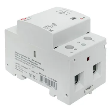 Контактор модульный КМ 125А 1NC+1NO 230VAC (3 мод.) AVERES EKF