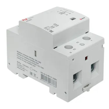 Контактор модульный КМ 80А 1NC+1NO 230VAC (3 мод.) AVERES EKF