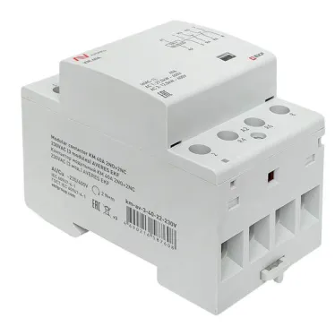 Контактор модульный КМ 40А 2NO+2NC 230VAC (3 мод.) AVERES EKF