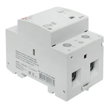 Контактор модульный КМ 125А 2NО 230VAC (3 мод.) AVERES EKF