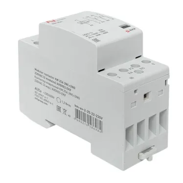 Контактор модульный КМ 25А 2NC+2NO 230VAC (2 мод.) AVERES EKF