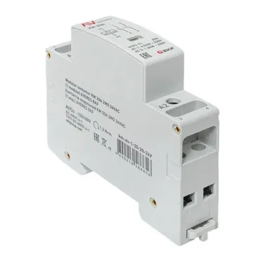 Контактор модульный КМ 20А 2NО 24VAC (1 мод.) AVERES EKF