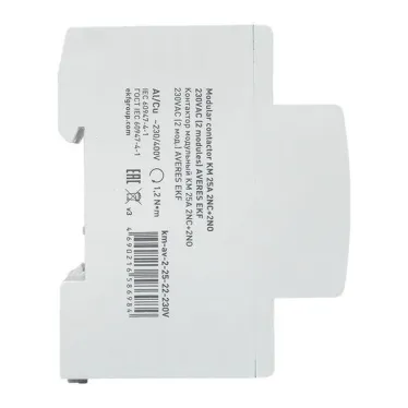 Контактор модульный КМ 25А 2NC+2NO 230VAC (2 мод.) AVERES EKF