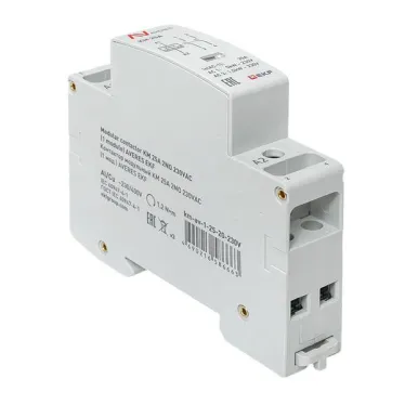 Контактор модульный КМ 25А 2NО 230VAC (1 мод.) AVERES EKF