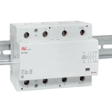 Контактор модульный КМ 100А 4NO 230VAC (6 мод.) AVERES EKF