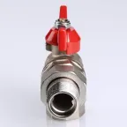 Кран шаровой угловой со сгоном 1/2' ВН BASE