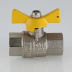 Кран шаровой газовый 1/2' ВР рукоятка бабочка VALGAS