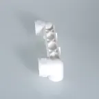 Планка монтажная с водорозетками полипропиленовая 20x1/2' ВР для смесителя белая