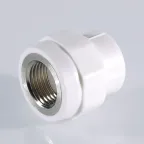 Муфта комбинированная 20x3/4' ВР полипропиленовая PPR белая