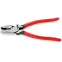 Плоскогубцы электромонтера Linemans Pliers резка - проволока средней твердости 46мм твердая проволока 3мм L-240мм черные обливные рукоятки