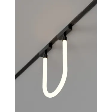 Светильник светодиодный трековый подвесной Flex Tube Opal L500 для магнитной системы Galakti 244x26x315 мм 8 Вт 4000 K 360 град CRI»95 черный