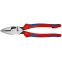 Плоскогубцы электромонтера Linemans Pliers резка - проволока средней твердости 46мм твердая проволока 3мм L-240мм двухкомпонентные рукоятки цвет черный крепление для страховки