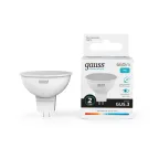 Лампа светодиодная LED 9 Вт 660 лм 4100К софит MR16 нейтральный GU5.3 AC 220В Elementary Gauss