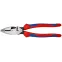 Linemans Pliers плоскогубцы электромонтёра с приспособлением для протяжки кабеля и обжима кабельных наконечников рез: проволока средней твёрдости 46 мм твёрдая проволока 3 мм L-240 мм чёрные 2-компонентные рукоятки блистер