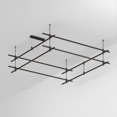 Трек ART-APRIORI-QUADRAT-2-ROD-400-2000x2000 (BK) (ARL, IP20 металл, 3 года)