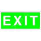Знак безопасности NPU-1510.E25''EXIT''