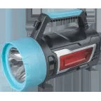                  Фонарь светодиодный NPT-SP21-ACCU 10Вт+1COB 3Вт+10LED 240Лм 200м аккумуляторный прожектор+кемпинг пластик 4.4Ач
               