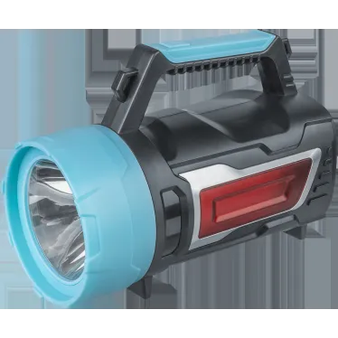 Фонарь светодиодный NPT-SP21-ACCU 10Вт+1COB 3Вт+10LED 240Лм 200м аккумуляторный прожектор+кемпинг пластик 4.4Ач
