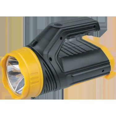 Фонарь светодиодный NPT-SP23-ACCU 5Вт + 1COB LED 5Вт 200Лм 250м аккумуляторный прожектор+кемпинг пластик 2Ач