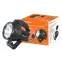 Фонарь прожекторный  1хLED + 4хLED аккумулятор 4В4А*ч, подставка, (CREE) | SQ0350-0035 | TDM