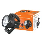 Фонарь прожекторный  1хLED + 4хLED аккумулятор 4В4А*ч, подставка, (CREE) | SQ0350-0035 | TDM
