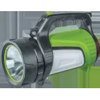 Фонарь светодиодный NPT-SP20-ACCU 10Вт+12+12+9LED 235лм 100м аккумуляторный прожектор+кемпинг пластик 4.4Ач