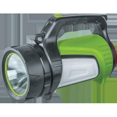 Фонарь светодиодный NPT-SP20-ACCU 10Вт+12+12+9LED 235лм 100м аккумуляторный прожектор+кемпинг пластик 4.4Ач