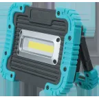                  Фонарь светодиодный NPT-SP22-ACCU 10Вт COB LED 700лм 50м аккумуляторный прожектор пластик 3Ач
               