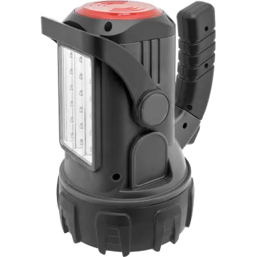Фонарь светодиодный NPT-SP12-ACCU 1LED 3Вт+18+4LED аккумуляторный прожектор пластик