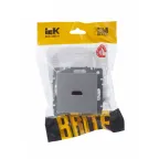 BRITE Розетка HDMI РHDMI-0-БрА алюминий