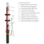 Муфта концевая 1 ПКВТ-10 (35-50) с наконечниками (компл. 3 фазы L-300) | zeta23221 | ЗЭТАРУС