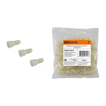 Концевой изолирующий зажим КИЗ-1 (100 шт) | SQ0519-0015 | TDM